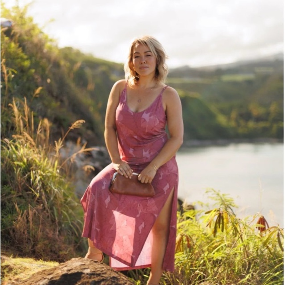 Maxi Dress in Rose Kalo